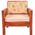Euclid Single Seater Wooden Sofa - top_view