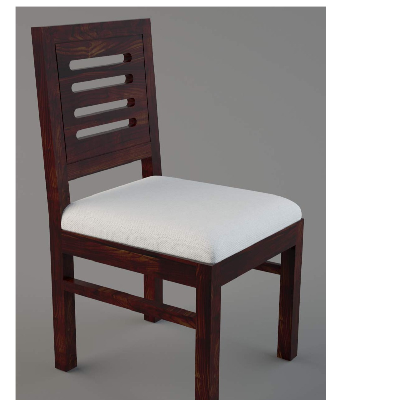 Segur Pure Sheesham Wooden 6 Seater Dining Table Set
