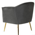 Lilly Accent Chair(Grey Color) - top_view