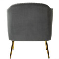 Lilly Accent Chair(Grey Color) - left_view