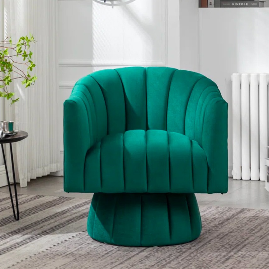 Morco Accent Chair(Green Color) - front_view