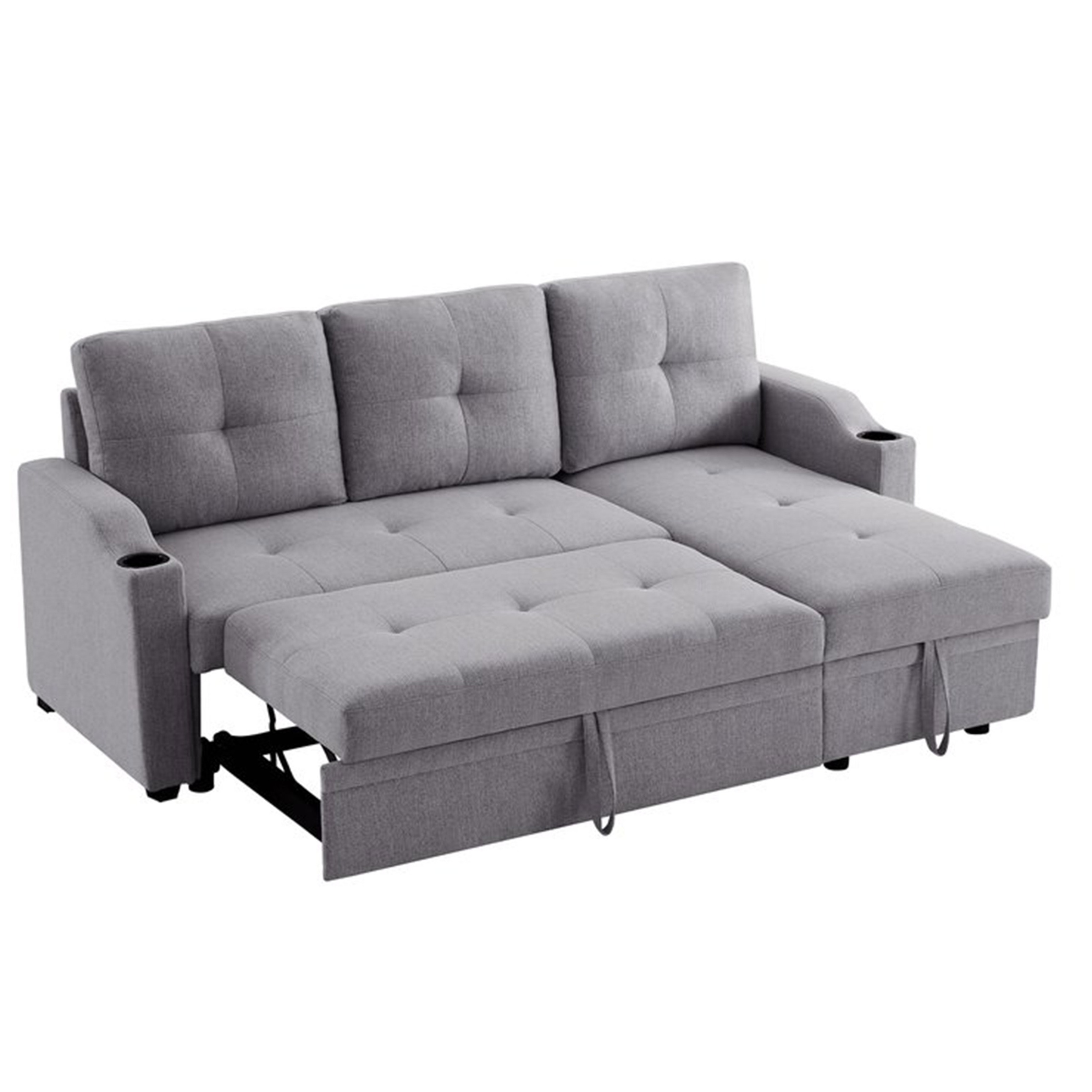 Argo L shape Sofa Cum Bed with Storage (LHS)