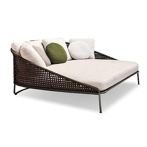 Sapa Brown Sofa Set With beige Cushions - left_view