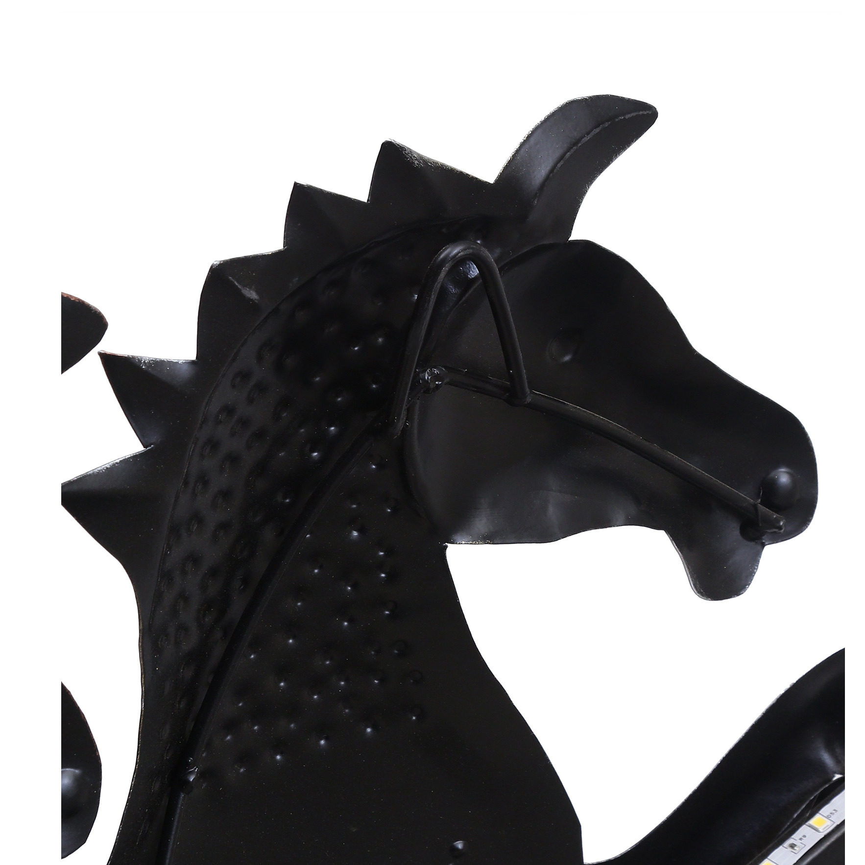 Running Seven Horse Sunrise Wall Hangings Metal Art