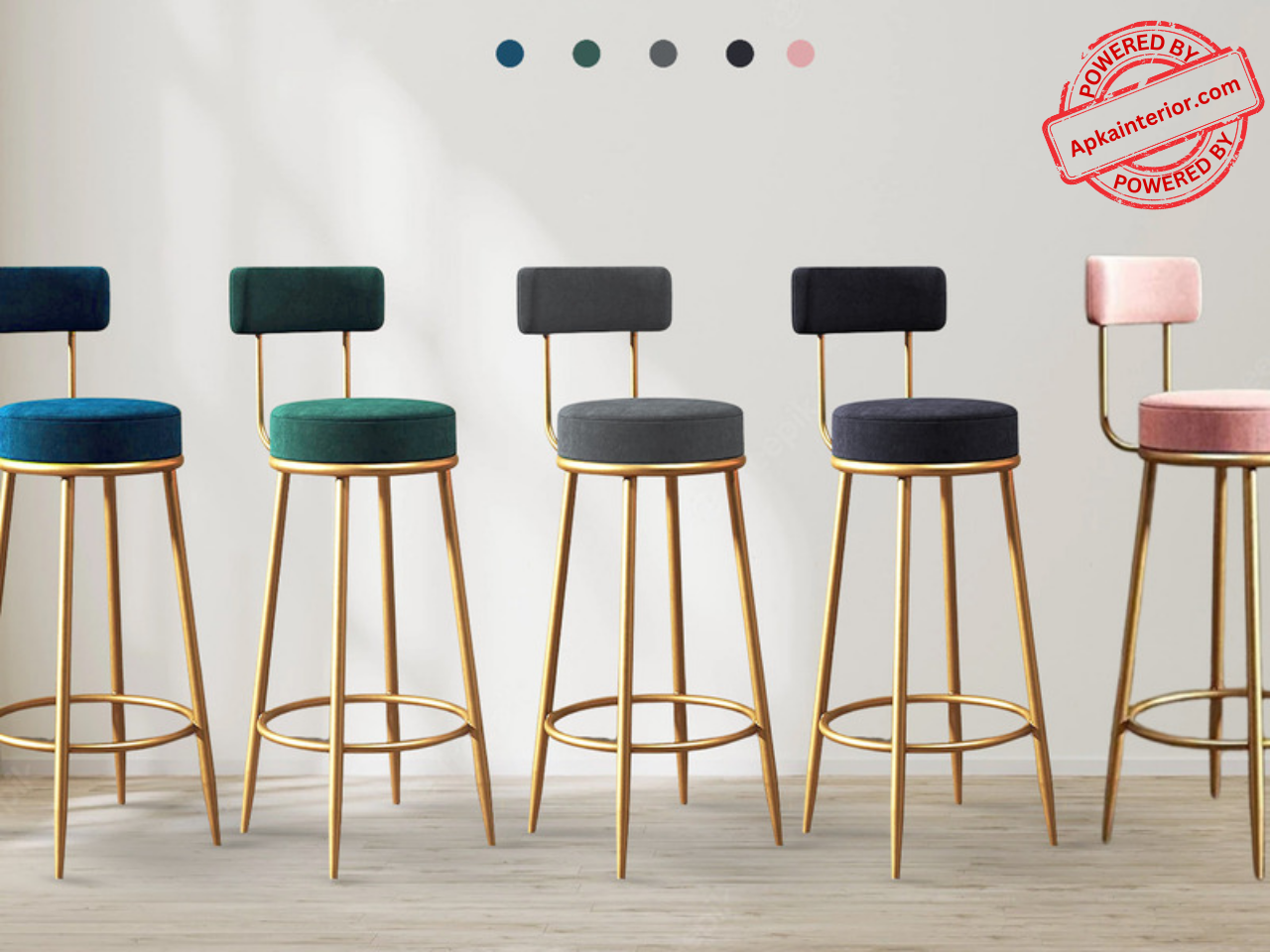 Anthrax Metal Bar Stool (Seating Height - 32 Inch)