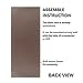 Barcelona Wall Mounted Shoe Rack (Brown) - rear_view