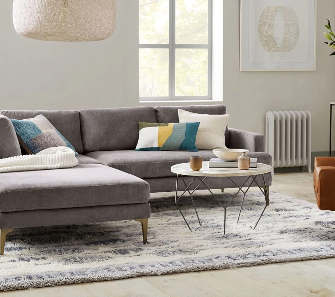 Toledo Doxy Grey Sectional Sofa