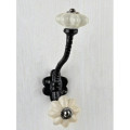 Ivory Melon Wall Hook pack of 25 - rear_view