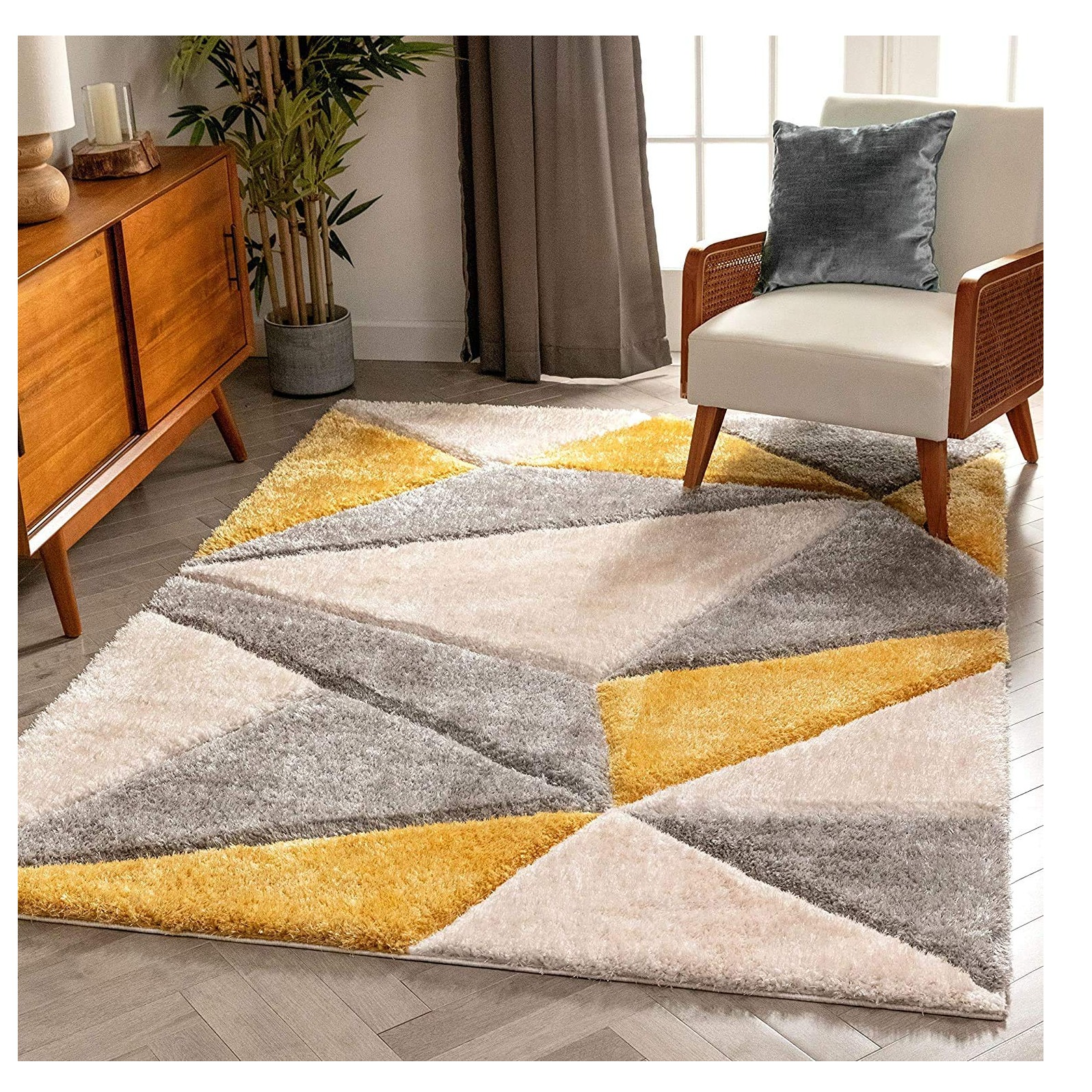 Shaggy Rug For Living Room 3x5 Feet