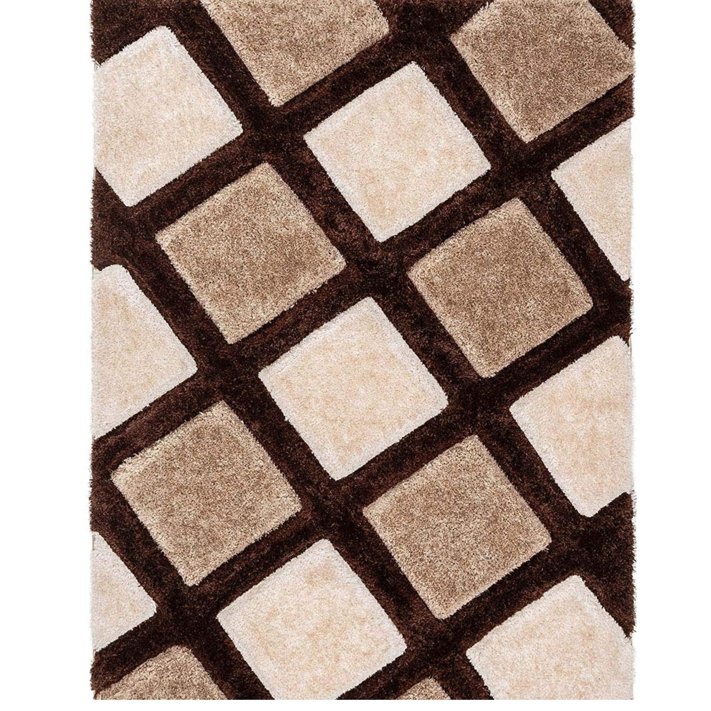 Shaggy carpet for living room 3x5 feet