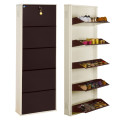 Sapa Powder Coated Infinity 5 Door Steel Shoe Rack - photo