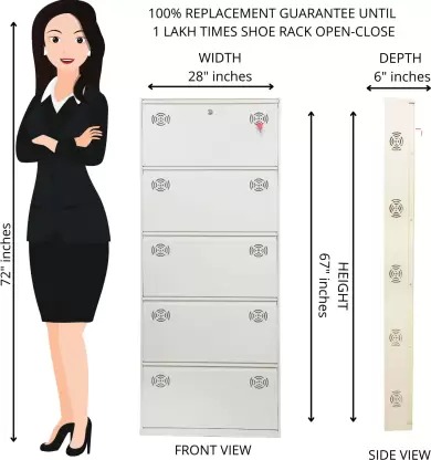 Sapa Wall Mounted Metal Shoe Rack