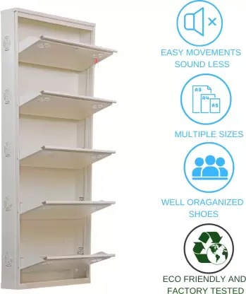 Sapa Wall Mounted Metal Shoe Rack