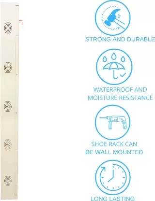 Sapa Wall Mounted Metal Shoe Rack
