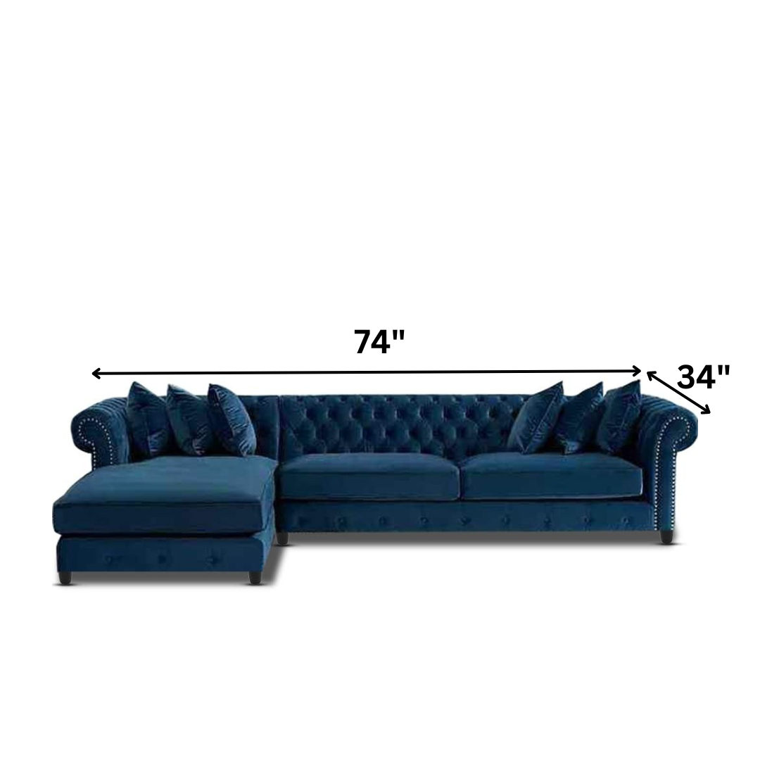 Chesterfield L Shaped Sofa