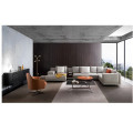 Madeira L Shape Ivory 5 Seater Sofa - rear_view