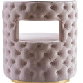 Tufted Swivel Club Chair - rear_view