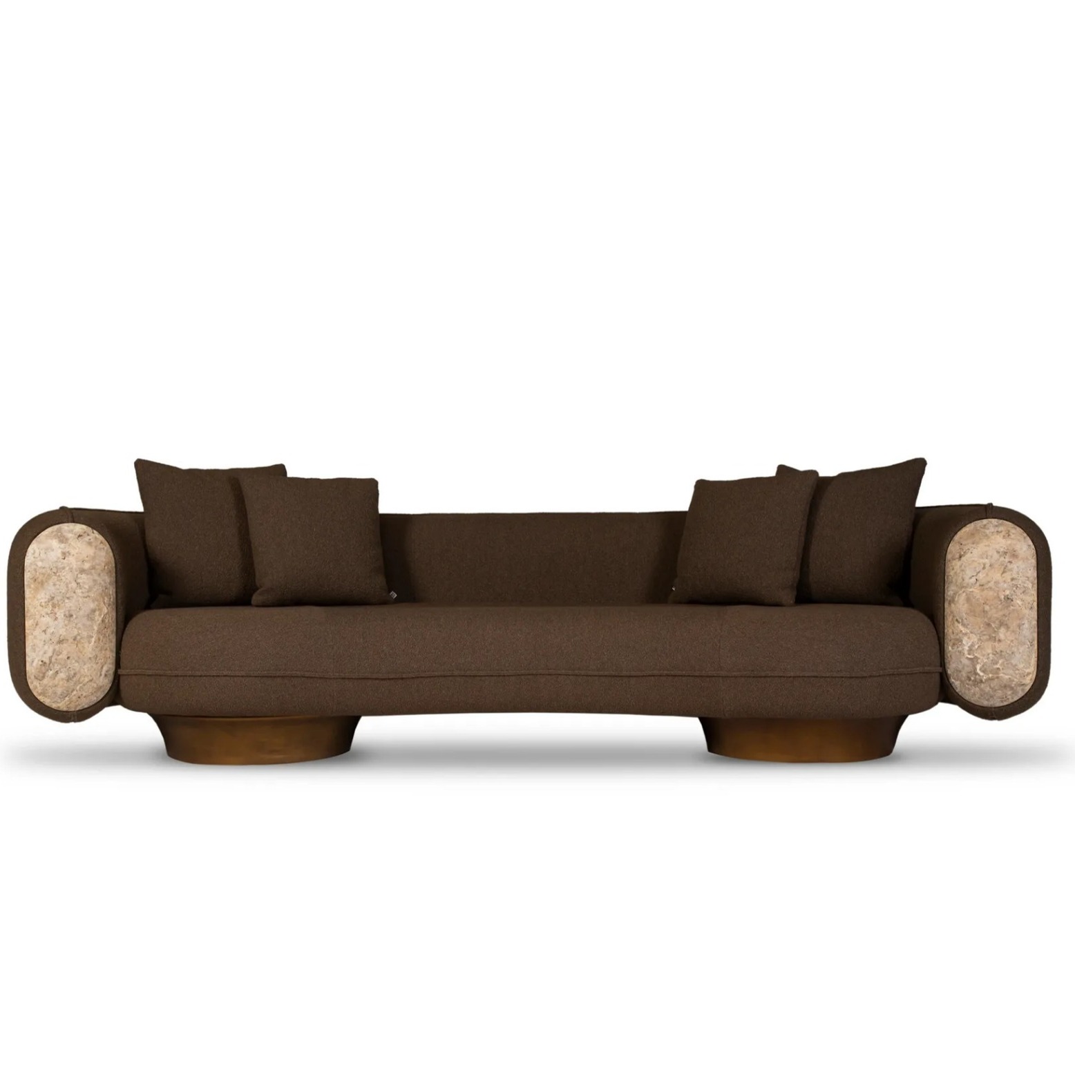 Barcelona Arm Wooden Sofa