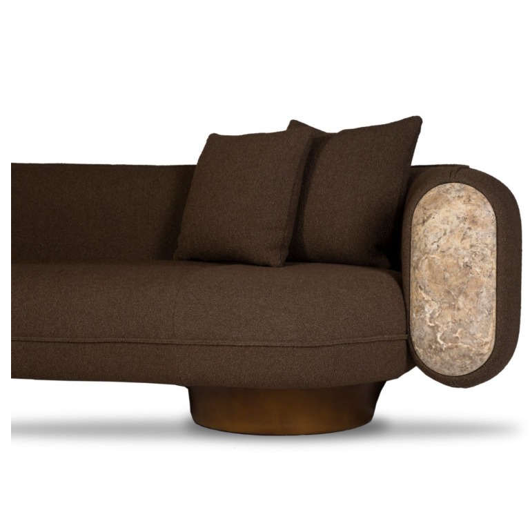Barcelona Arm Wooden Sofa