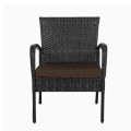 Herrin 2+1 Wicker sofa set outdoor Furniture - front_view
