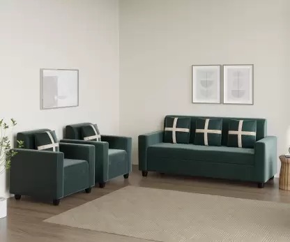 Neoxy Wood fabric 3+1+1 sofa set