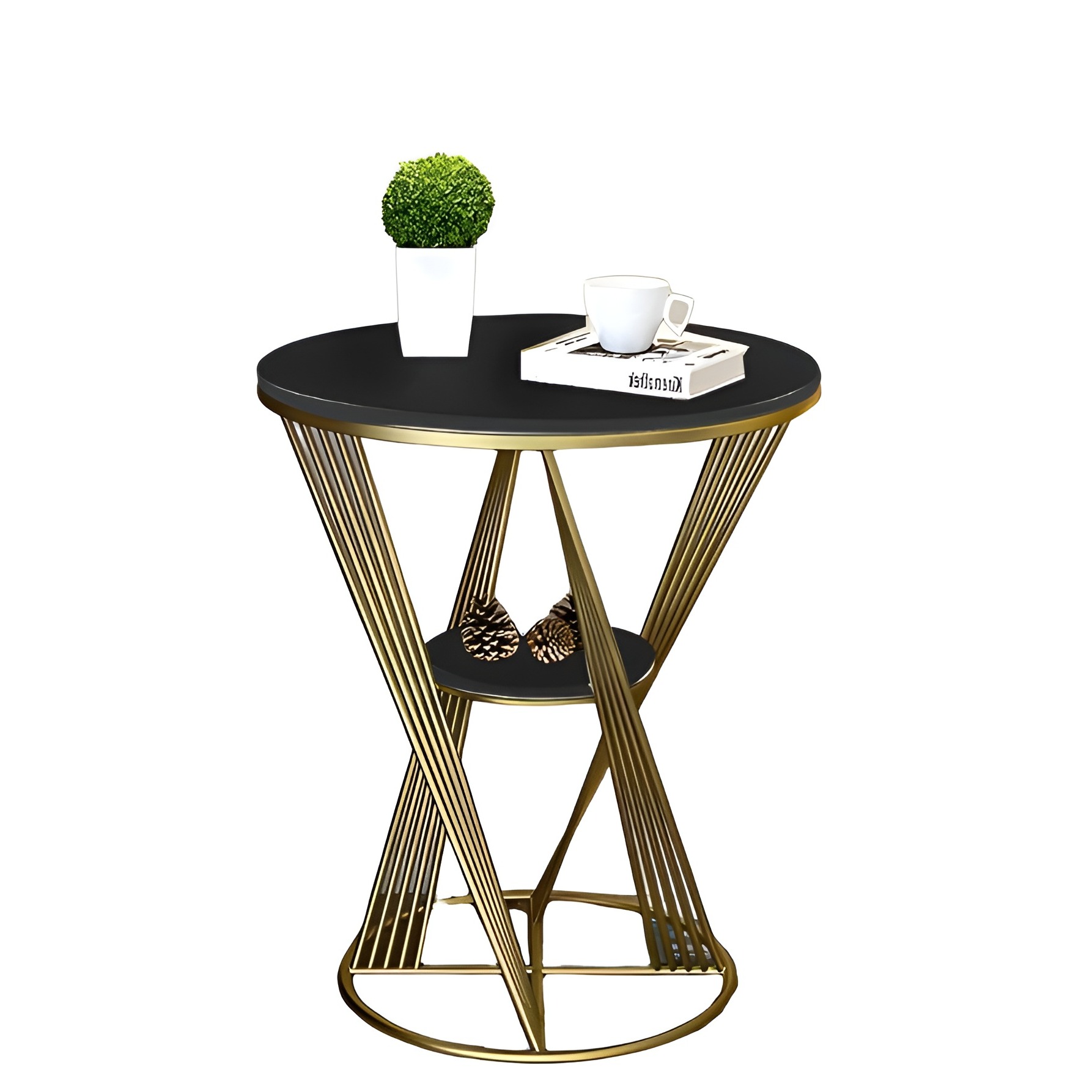 Round Modern End Table