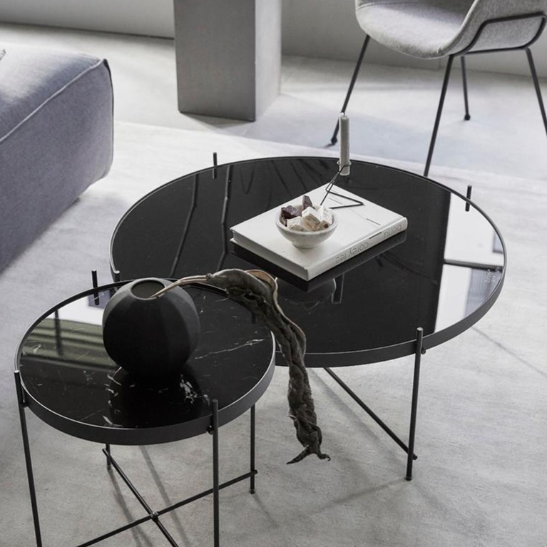 Bristol End Table in Black Finish