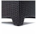 Rattan Waterproof Sectional Sofa Set with Side and Center Table - left_view