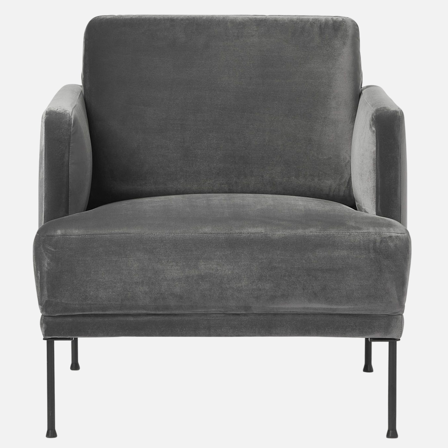 Milton Modern Arm Sofa with Grey color