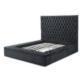 Advin wooden Hydraulic king size bed - rear_view