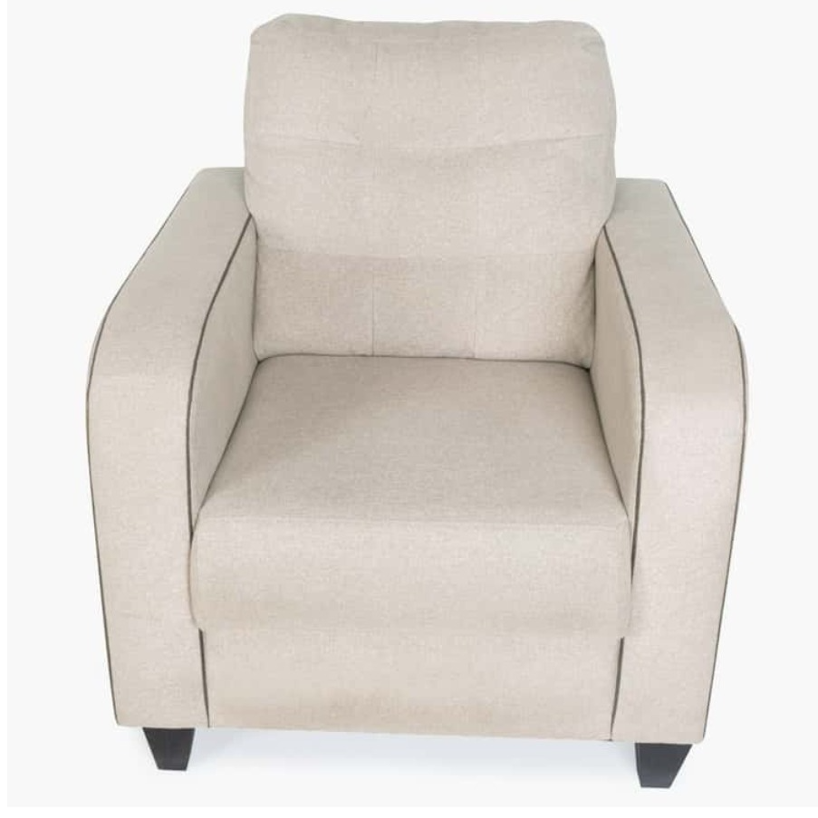 Kim Modern Leather Sofa Set( 3+1+1) in Beige colour