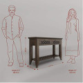 Novella Solid Wood Console Table - bottom_view