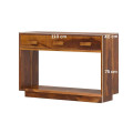 Gliasti Solid Wood Console Table - right_view