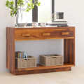 Gliasti Solid Wood Console Table - photo