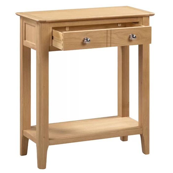 Tishya Solid Wood Traditional Console Table - left_view