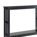 Indus Versatile Accent Console Table (Black) - top_view