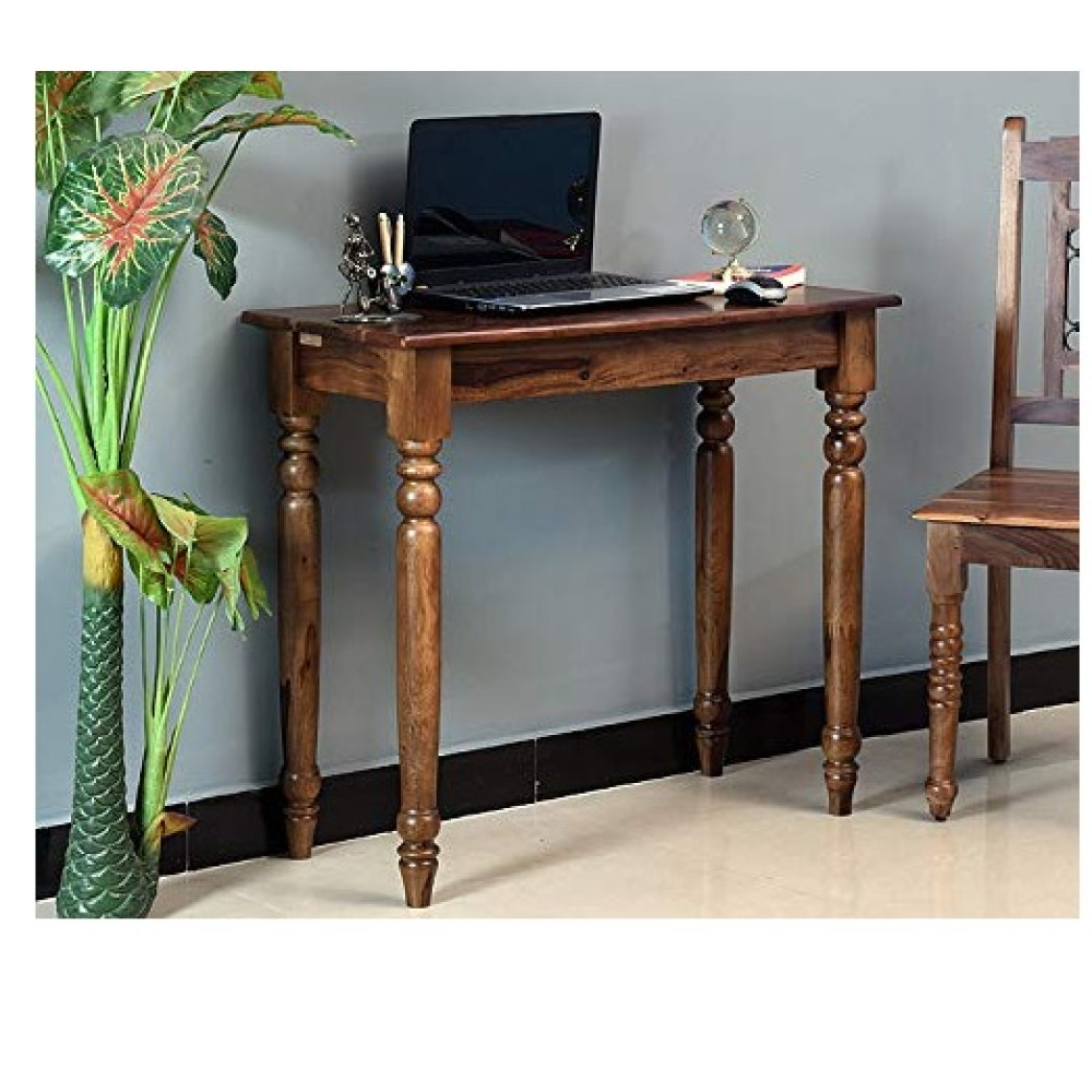 Furniselan Console Table in Teak Finish - photo