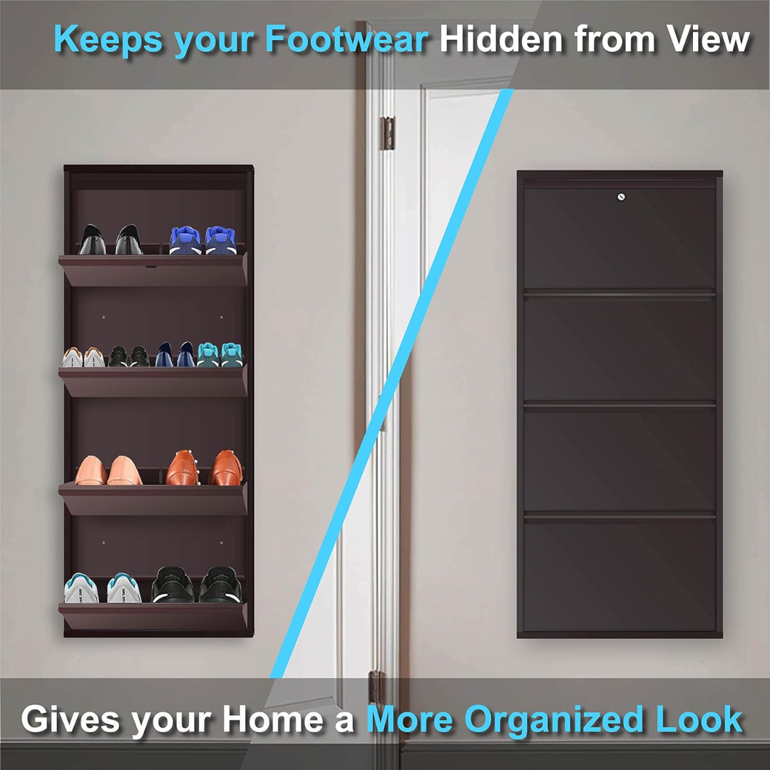 Sapa Wall Mount Metal Shoe Rack