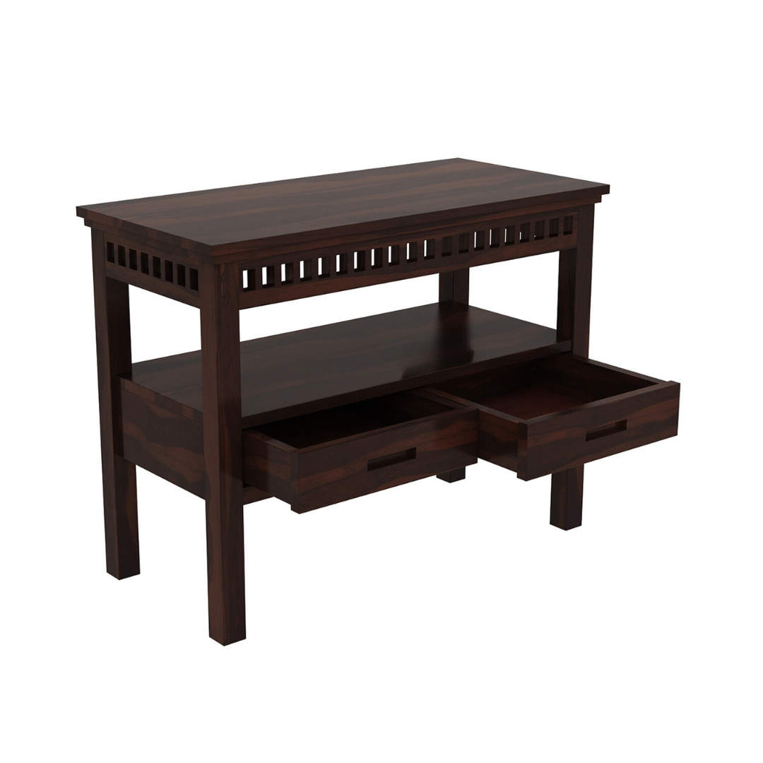 Cocobolo Console Table With Storage
