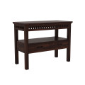 Cocobolo Console Table With Storage - left_view