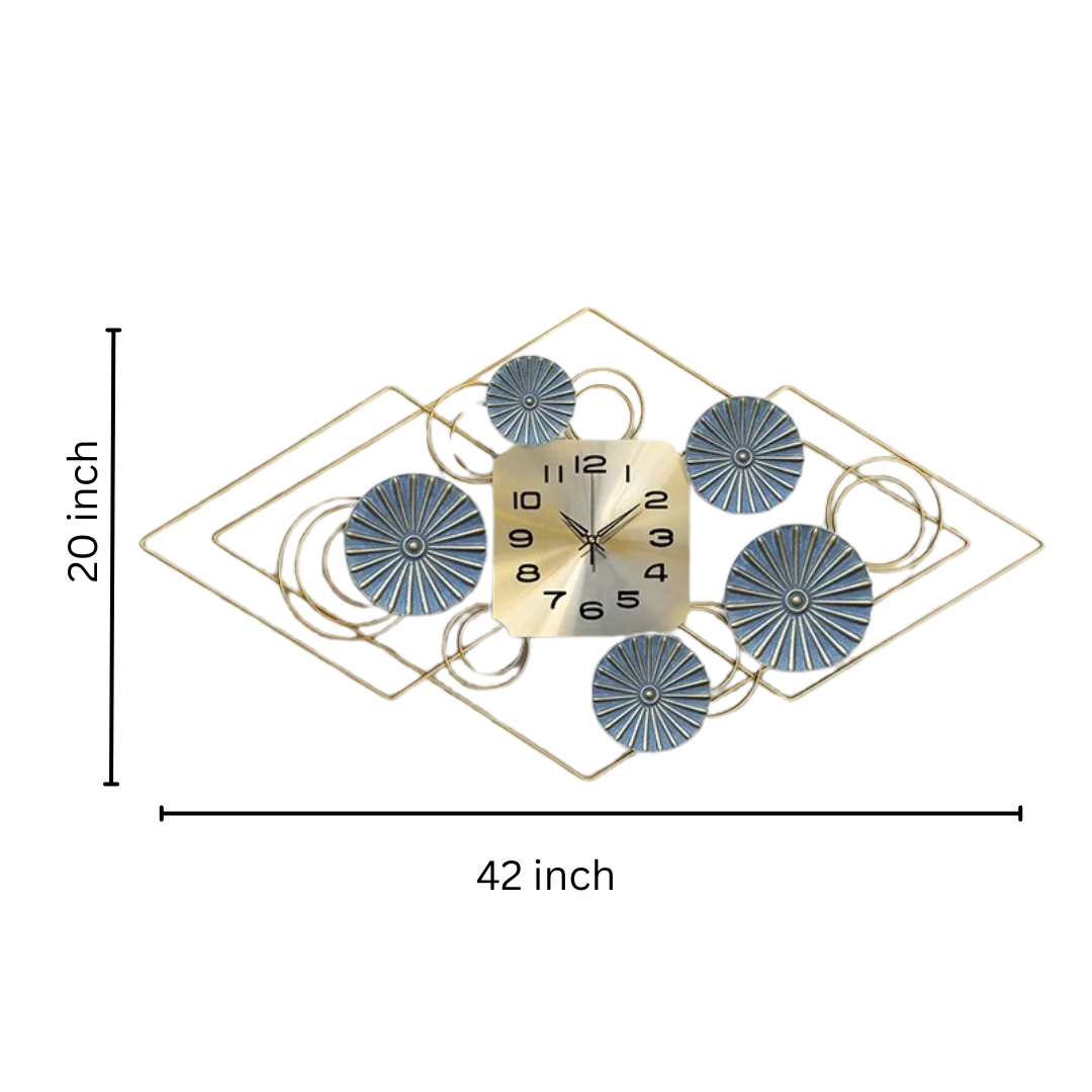 Antique Wall Clock Metal Wall Art