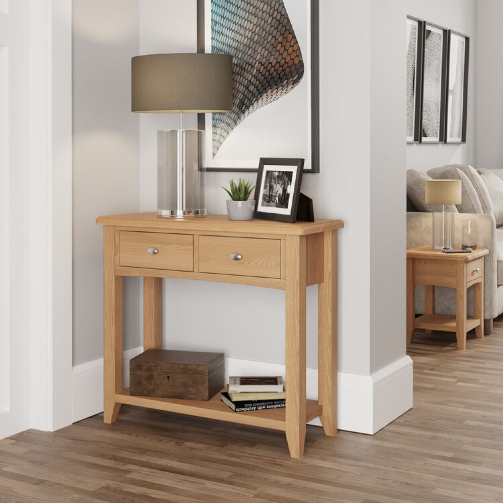 Tishya Solid Wood Traditional Console Table - photo