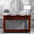 Hana Solid Sheesham Wood Console Table for Living Room - photo