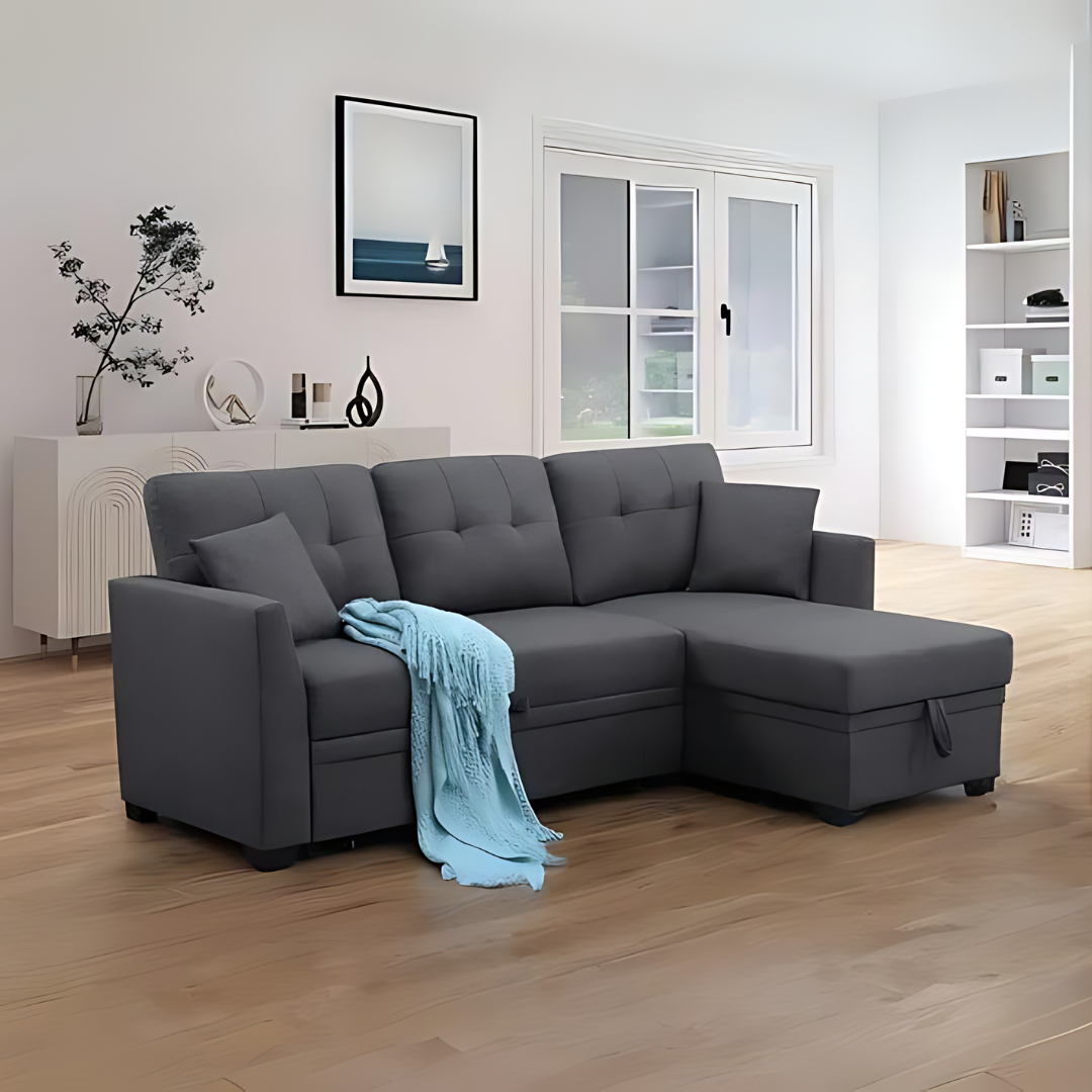 Paddington L shape sofa cum bed