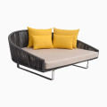 Outdoor Daybed Made In Rope Sun Bed - top_view