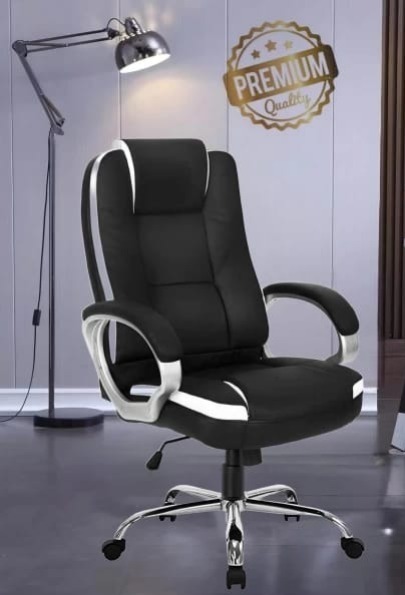 Fortuna D-42 High Back Office Chair (Black)