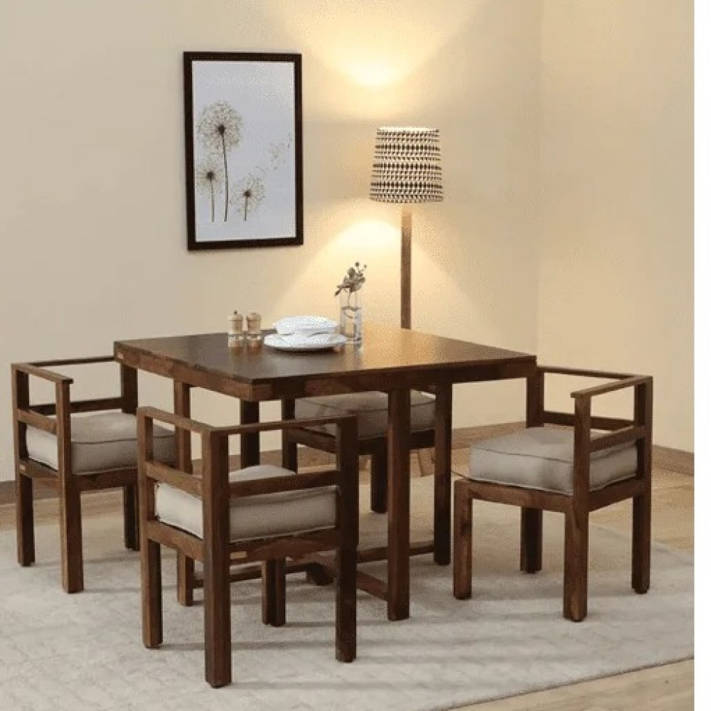 Innsbruck Solid Sheesham Wood 4 Seater Dining Table - photo