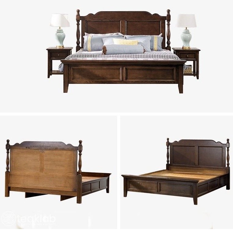 Aspen Solid Sheesham Wood King Size Bed