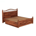 Adour Solid Sheesham Wood King Size Bed With Storage - right_view