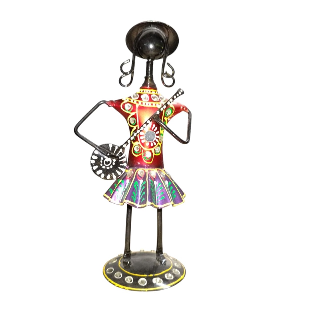 Antique Decorative Tribal Musician Dolls (Set of 3)